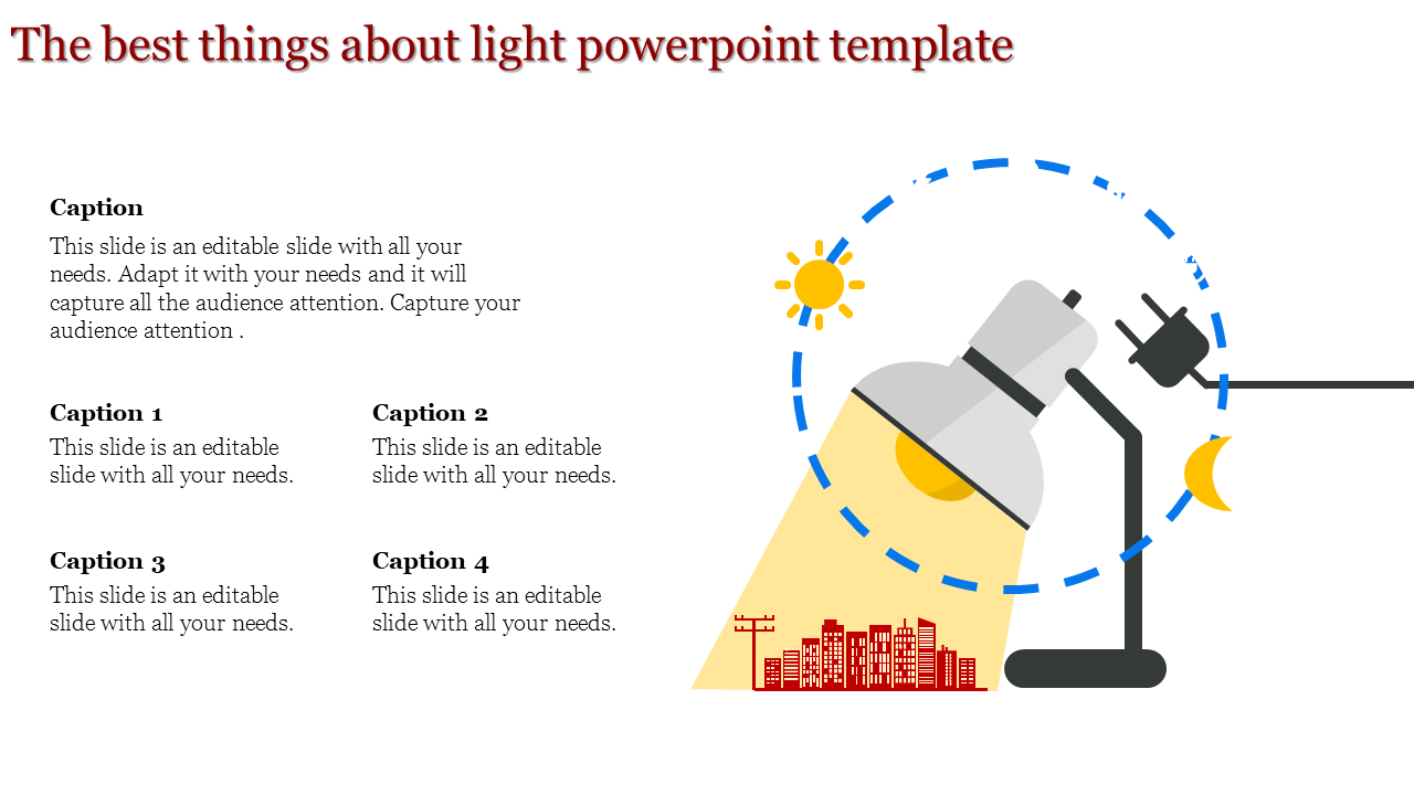 light powerpoint template-The best things about light powerpoint template